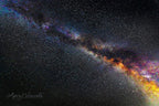 Colorful galaxy image with star-studded sky, credit to Apex Visuals.