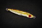100% pure tin vertical jig in gold